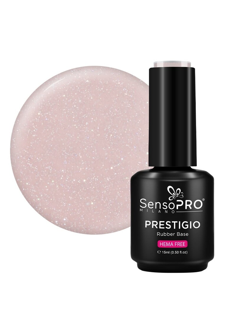 Rubber Base PRESTIGIO  - Satin Dreams 15ml Rubber Base PRESTIGIO  - Satin Dreams 15ml