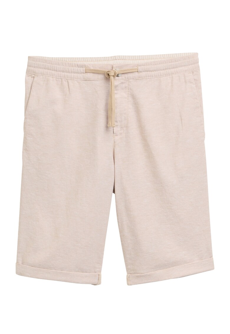 Pantaloni scurti barbati 1044715 - In/Bumbac - Alb - Bej