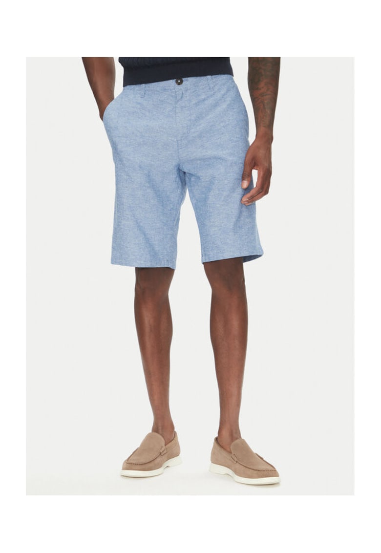 Pantaloni scurti barbati 1044712 - In/Bumbac - Albastru - Albastru