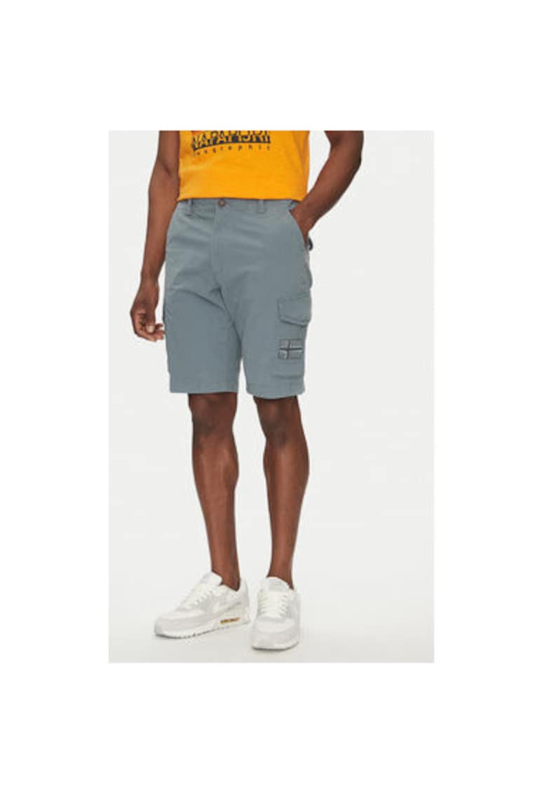 Pantaloni scurti barbati NP0A4HOSG1Y1 - Bumbac - Albastru - Albastru