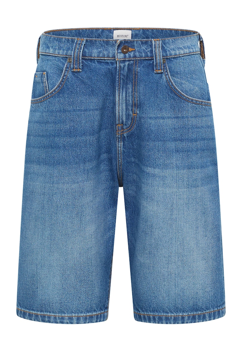 Mustang Pantaloni scurti din denim barbati 1016457 - Bumbac - Albastru - Albastru