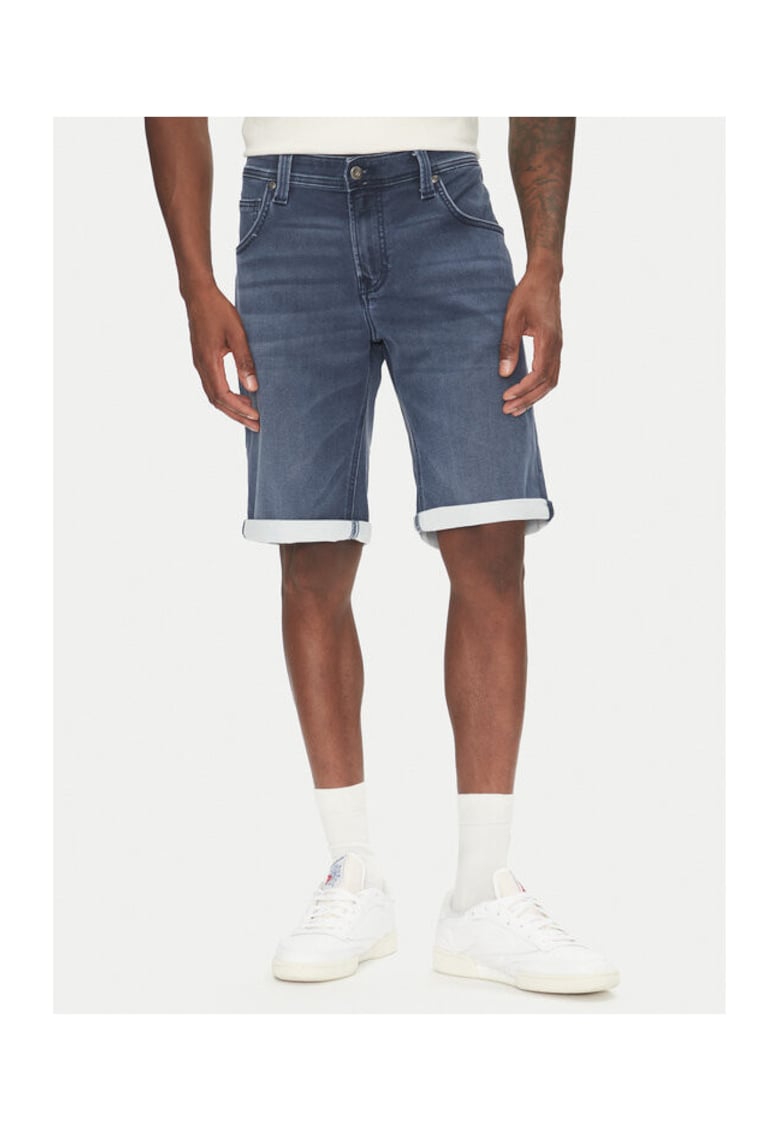 Pantaloni scurti din denim barbati 1016351 - Bumbac/Poliester - Albastru - Albastru