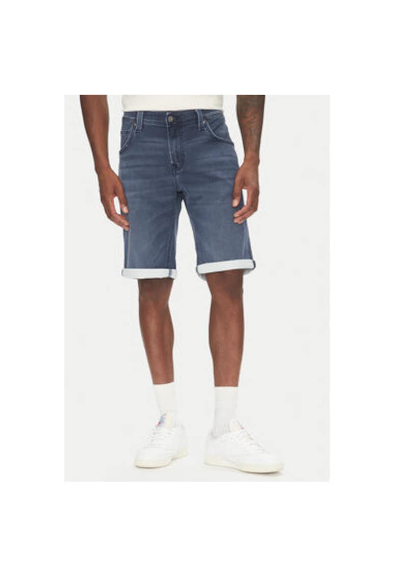Pantaloni scurti din denim barbati 1016351 - Bumbac/Poliester - Albastru - Albastru