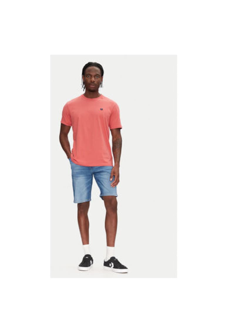 Pantaloni scurti din denim barbati 112362505 - Bumbac/Elastan - Albastru