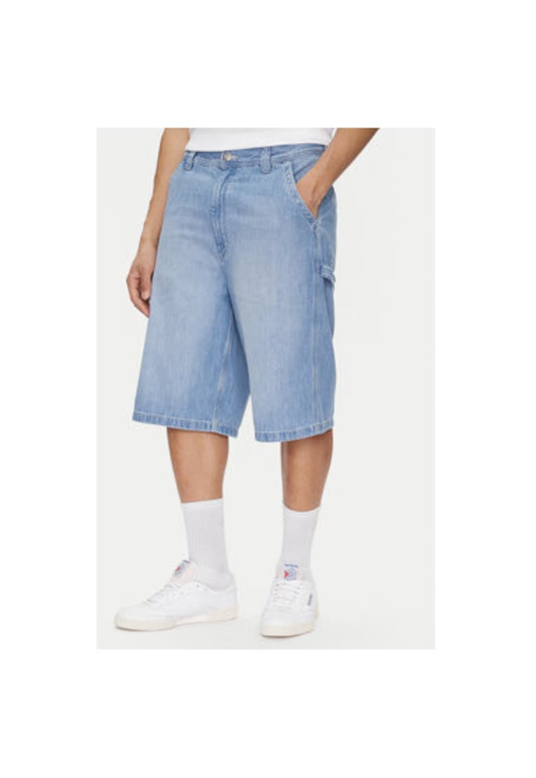 Pantaloni scurti din denim barbati 112364163 - Bumbac - Albastru Pantaloni scurti din denim barbati 112364163 - Bumbac - Albastru