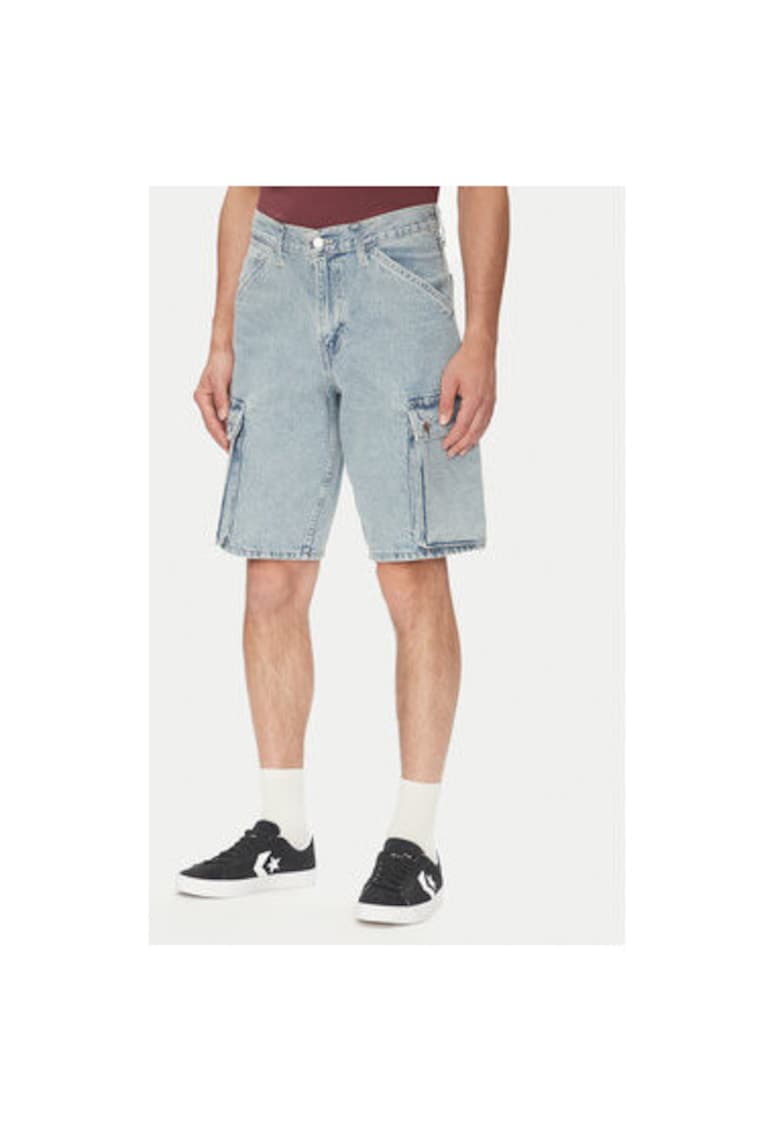 Pantaloni scurti din denim barbati Levi S - 001GU-0004 - Bumbac - Albastru