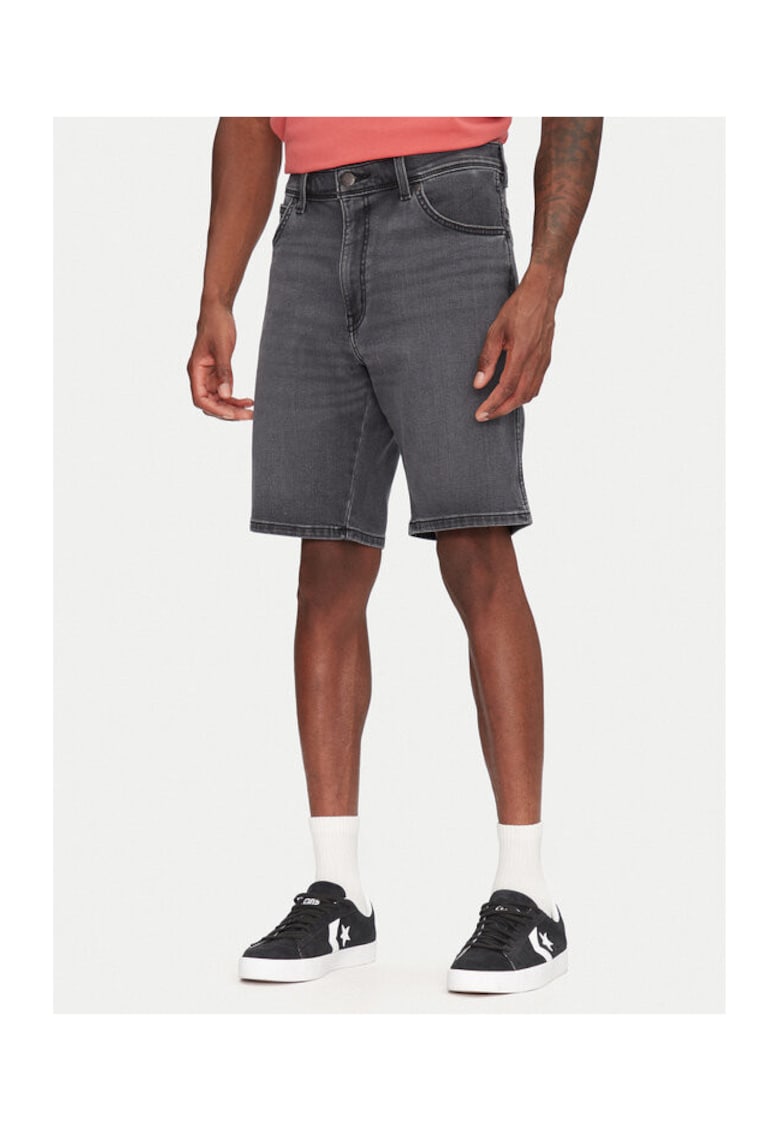 Pantaloni scurti din denim barbati 112364833 - Bumbac/Poliester - Gri - Gri