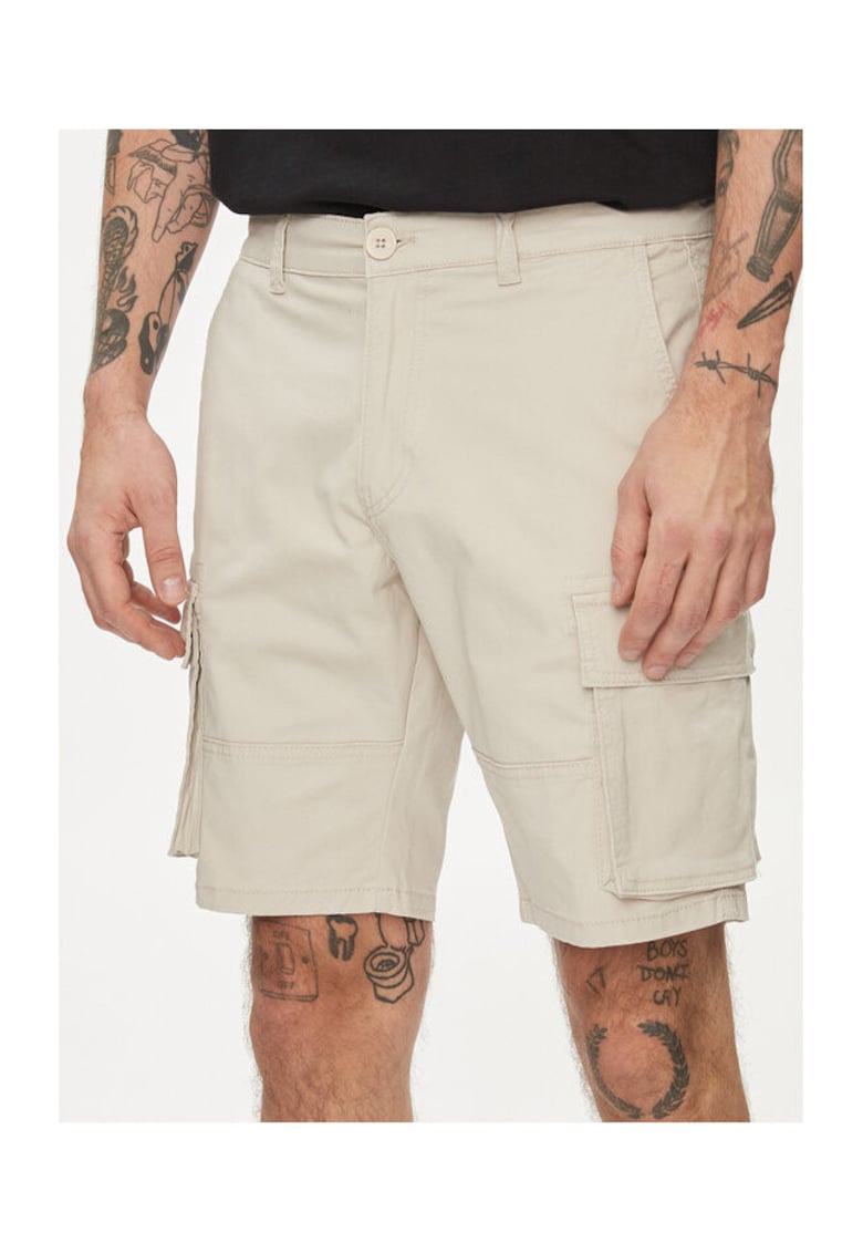 Pantaloni scurti barbati Sons - 22016689 - Bumbac - Bej - Bej