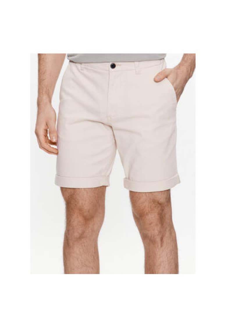 Pantaloni scurti barbati Jack Jones - 12182549 - Bumbac - Gri