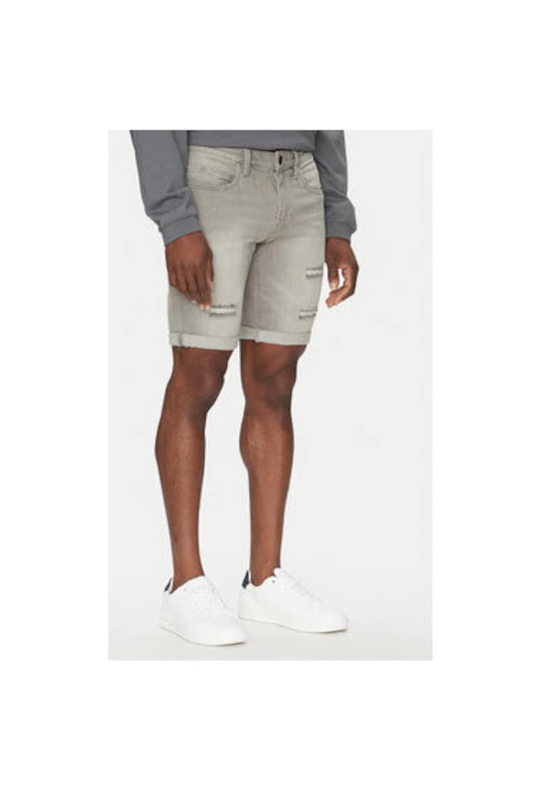 Pantaloni scurti din denim barbati INKaden Holes 70-104 - Bumbac - Gri - Gri