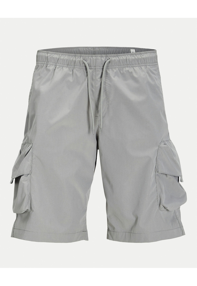Pantaloni scurti barbati Jack Jones - 12269386 - Poliester - Gri