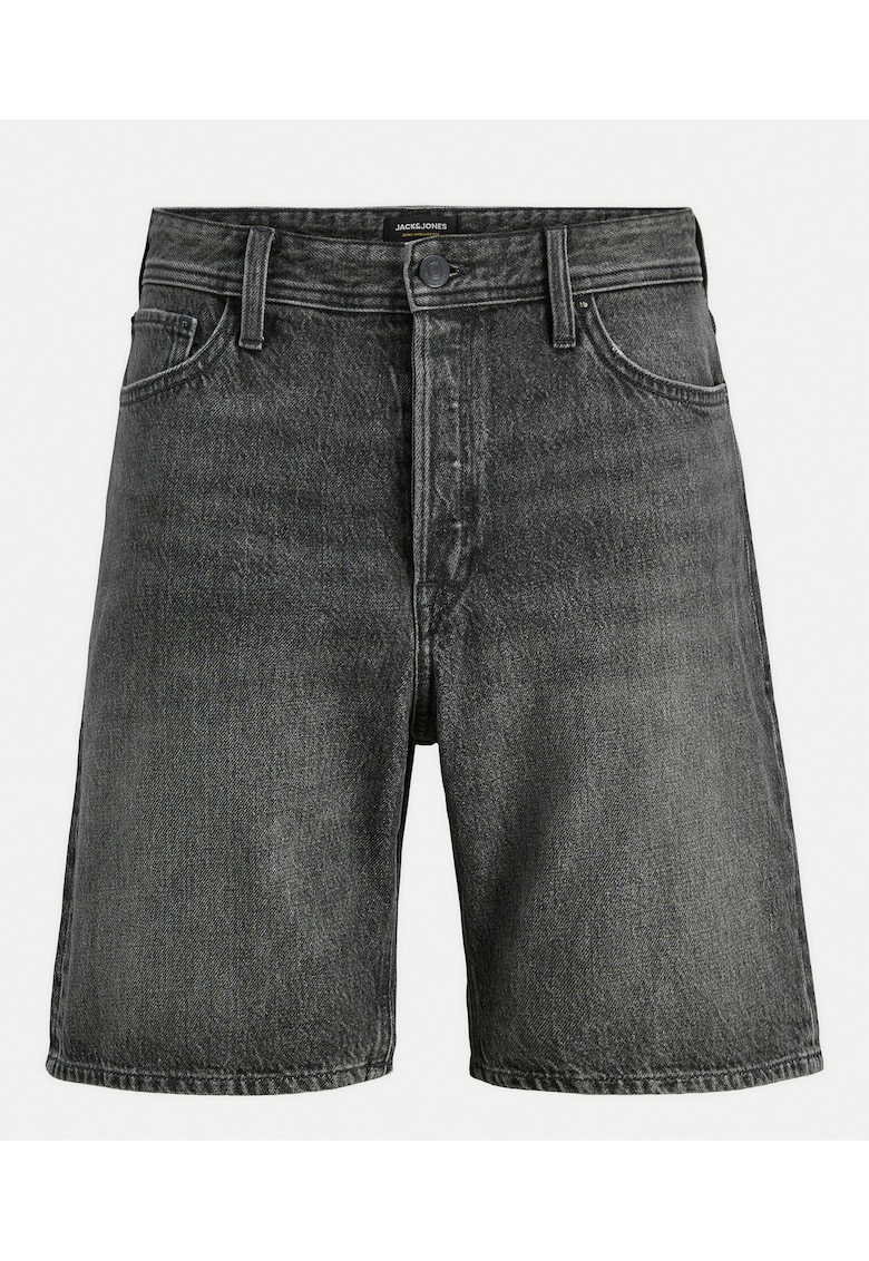 Pantaloni scurti din denim barbati Jack Jones - 12269533 - Bumbac - Negru