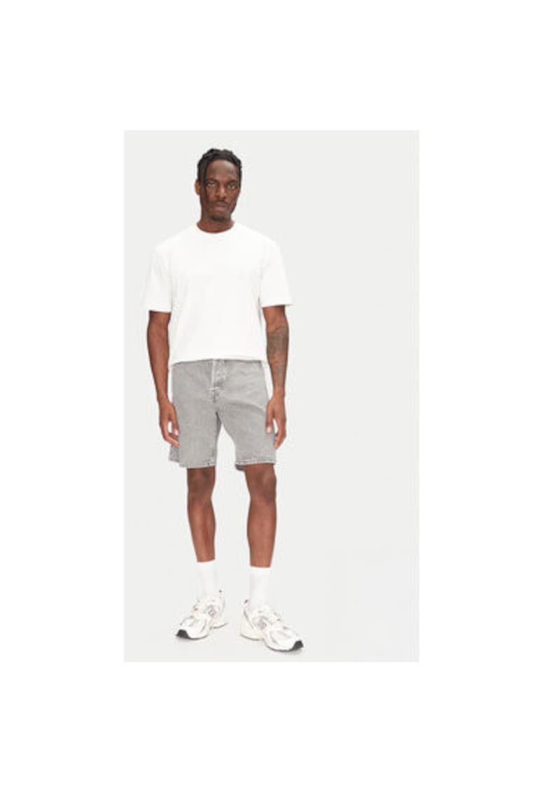 Pantaloni scurti din denim barbati Jack Jones - 12269489 - Bumbac - 2XL INTL - Gri