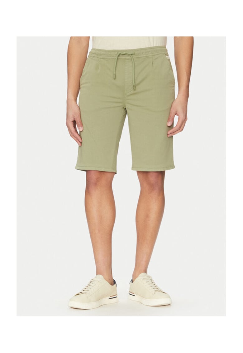 Pantaloni scurti barbati 20718156 - Bumbac - Verde - Verde
