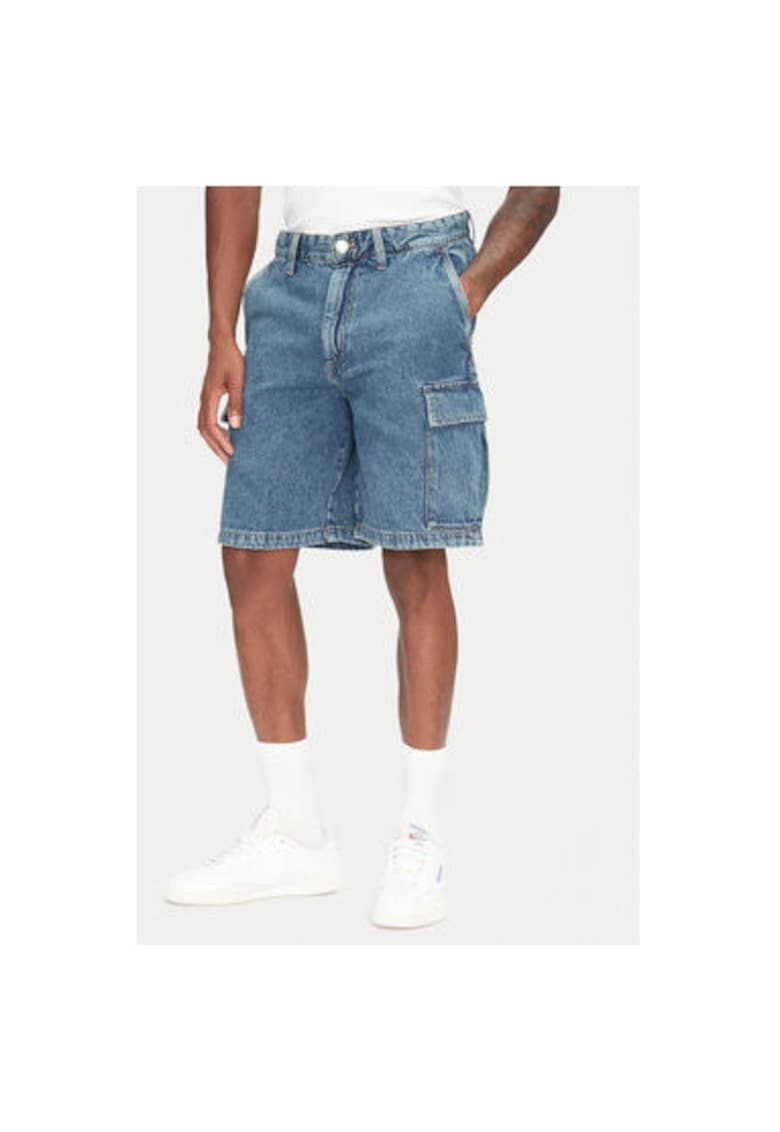 Pantaloni scurti din denim barbati Jack Jones - 12272557 - Bumbac - Albastru - Albastru