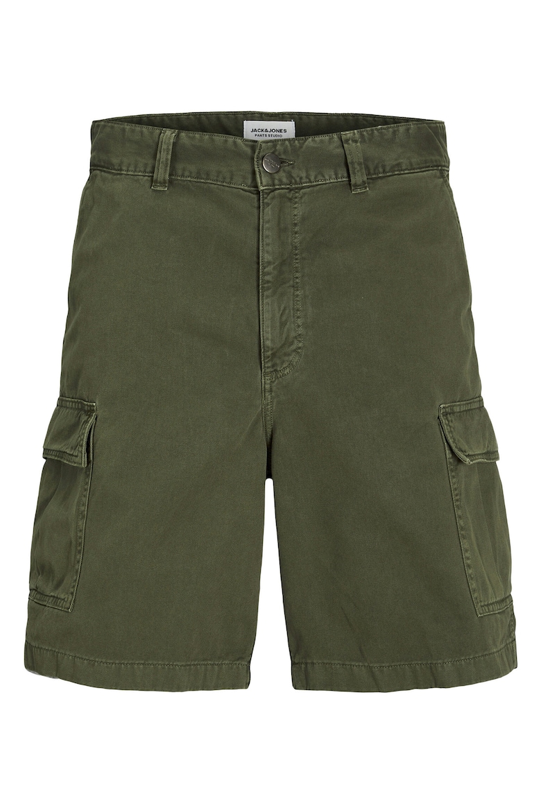 Pantaloni scurti barbati Jack Jones - 12269374 - Bumbac - Verde