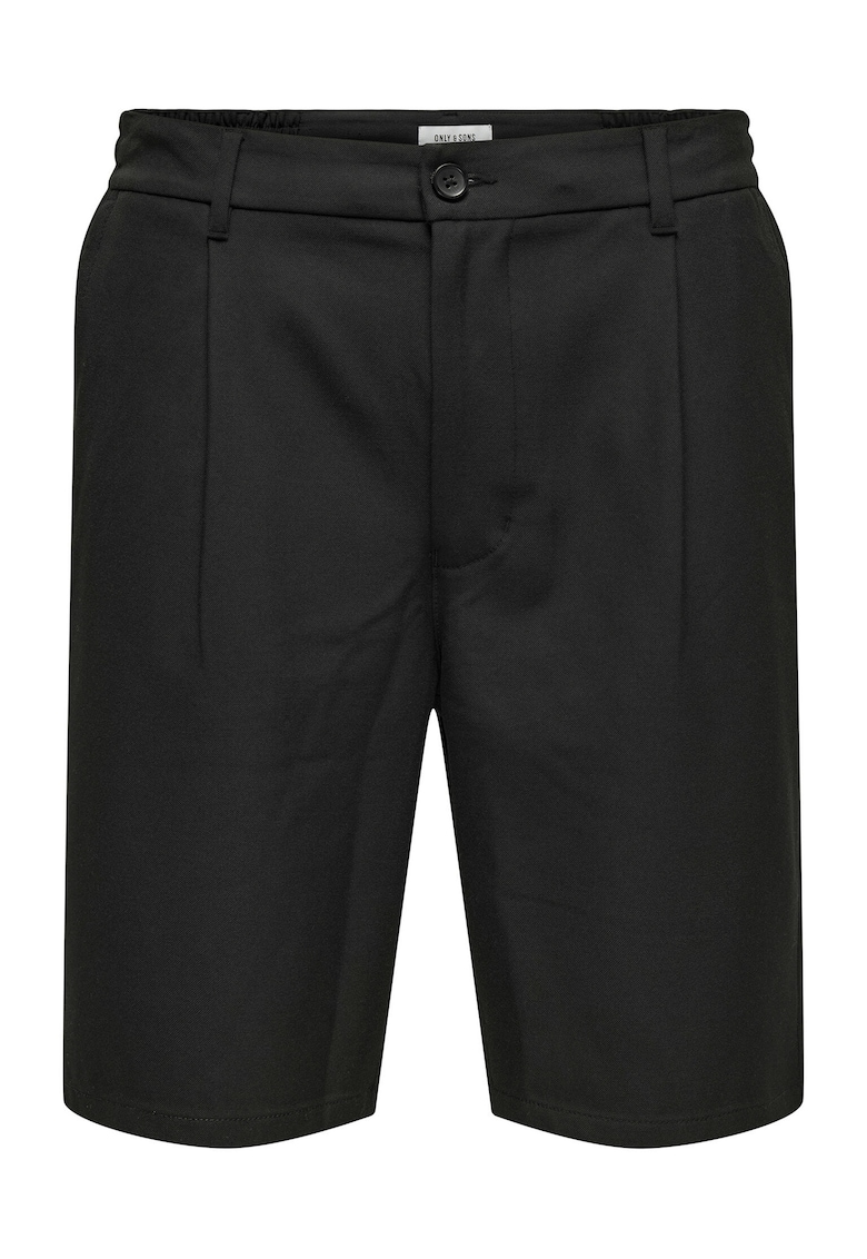 Pantaloni scurti barbati Sons - 22032473 - Poliester reciclat/Viscoza - Negru