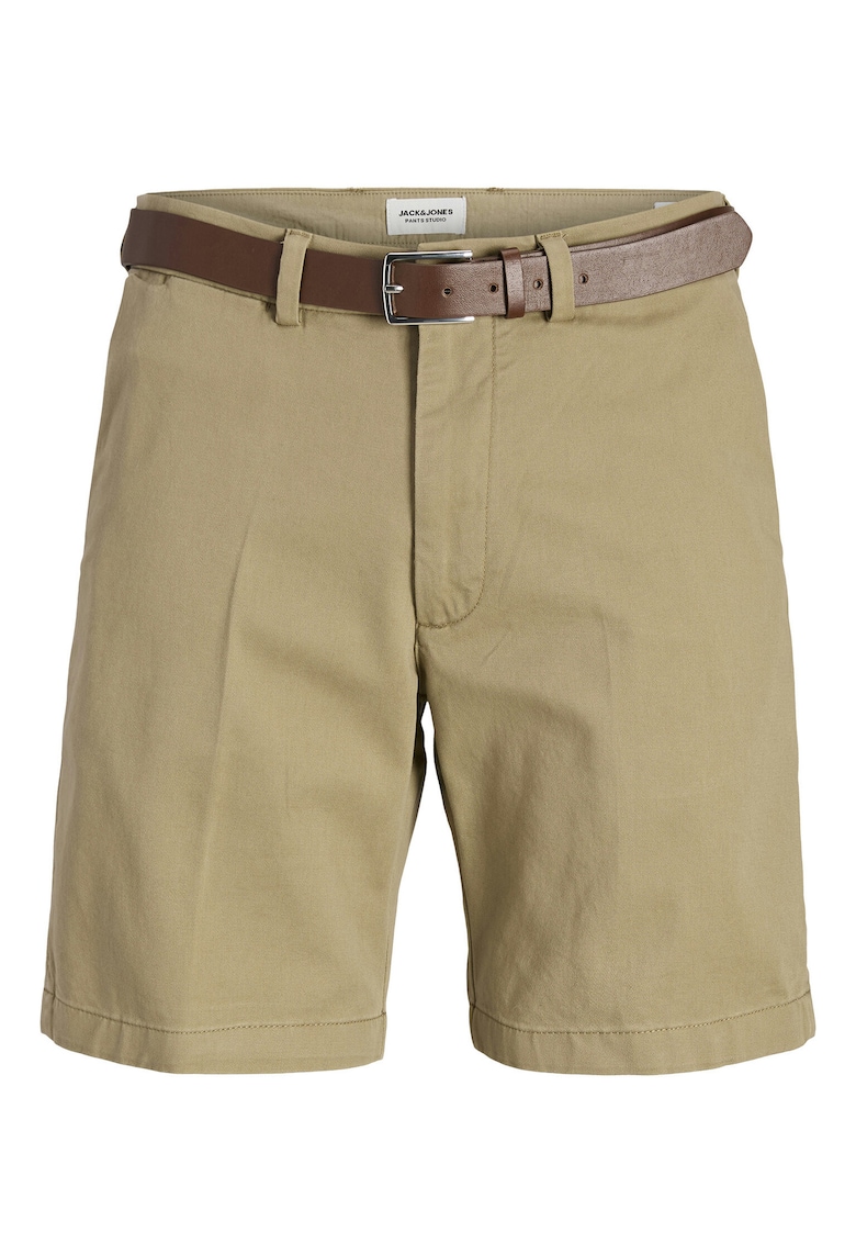 Pantaloni scurti barbati Jack Jones - 12269368 - Bumbac/Bumbac - Maro