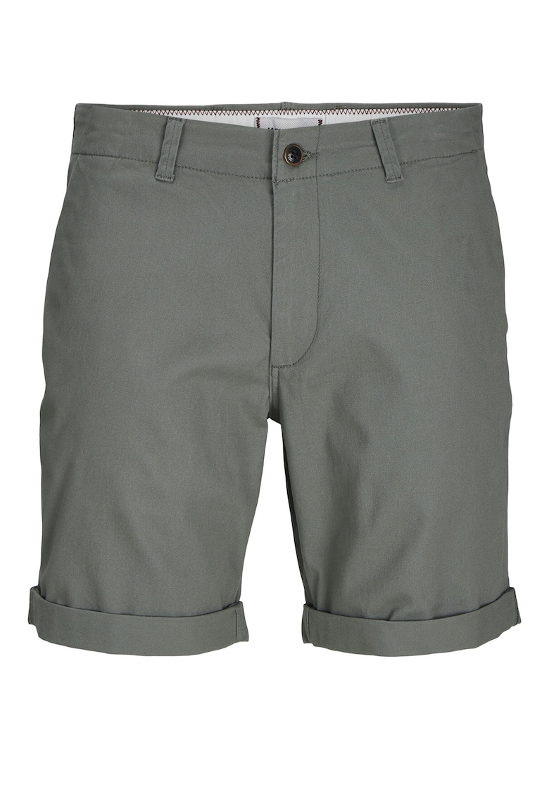 Pantaloni scurti barbati Jack Jones - 12182549 - Bumbac - Verde