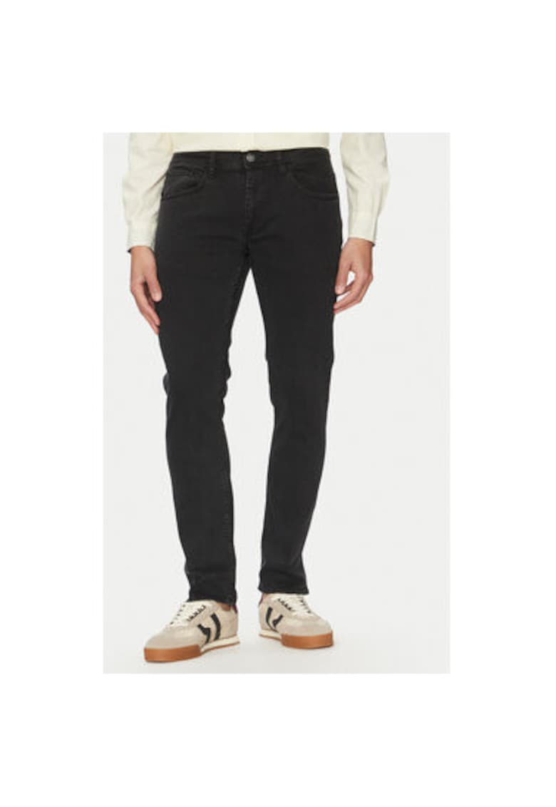 Pantaloni barbati 20717854 - Bumbac/Elastan - Negru - Negru