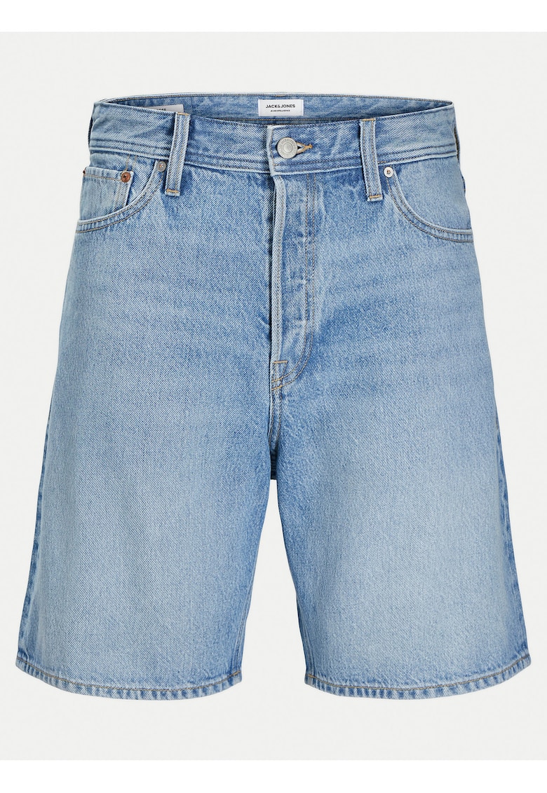 Pantaloni scurti din denim barbati Jack Jones - 12269533 - Bumbac - Albastru