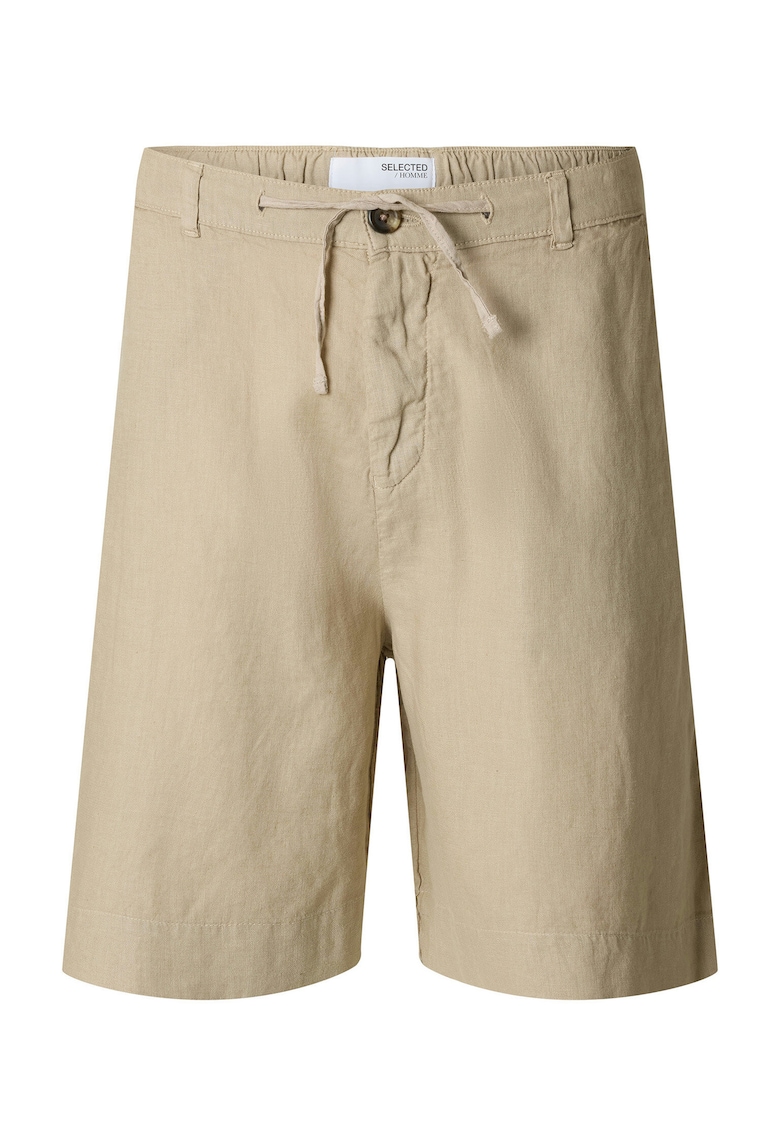 Pantaloni scurti barbati 16097541 - In/Bumbac - Bej - Bej