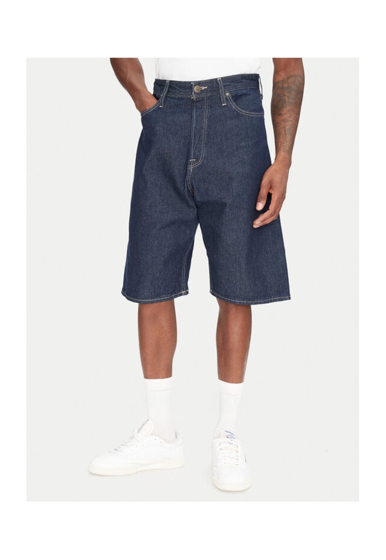 Pantaloni scurti din denim barbati Jack Jones - 12272214 - Bumbac - Bleumarin - Bleumarin