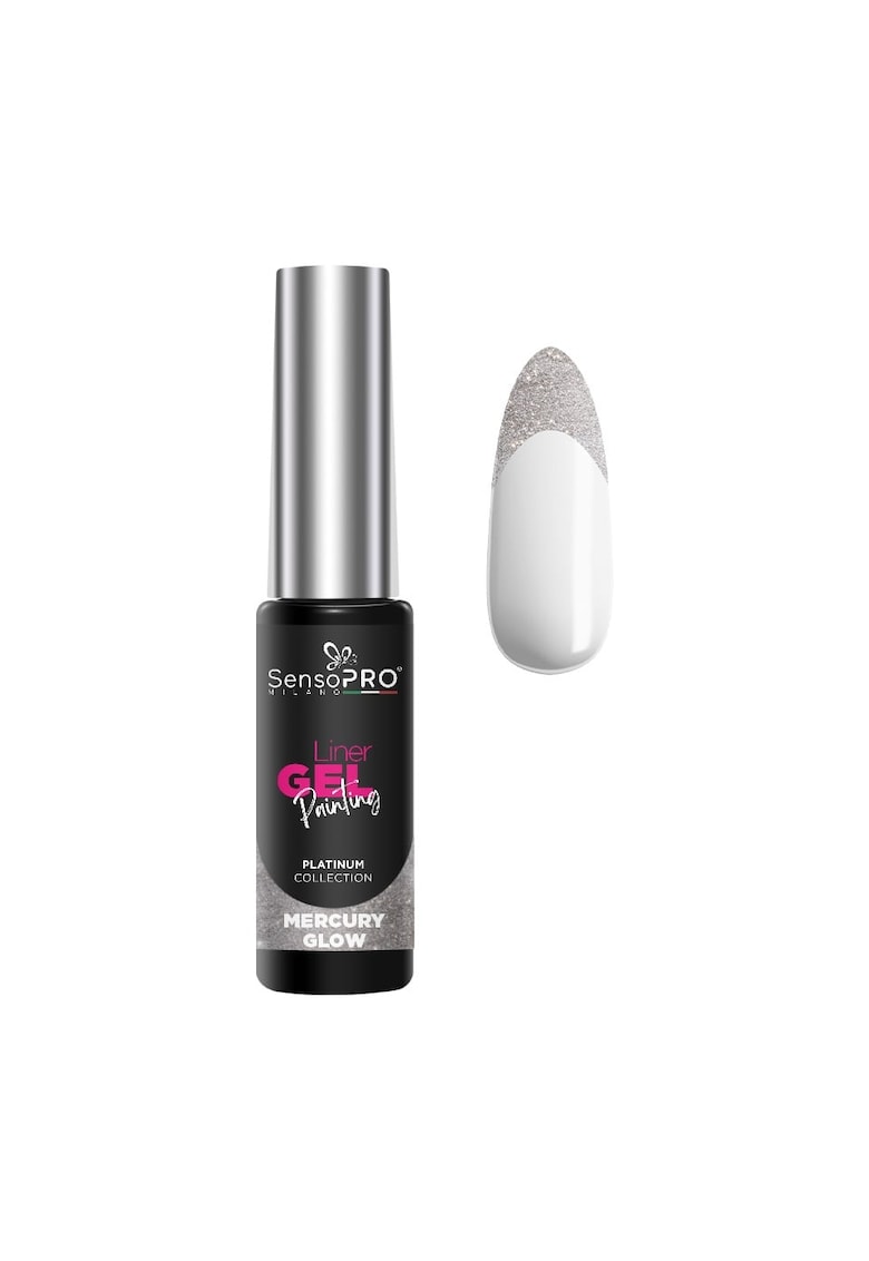 Liner Gel UV Pictura Unghii Platinum - Mercury Glow 8ml