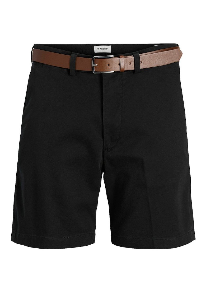 Pantaloni scurti barbati Jack Jones - 12269368 - Bumbac/Bumbac - 2XL INTL - Negru