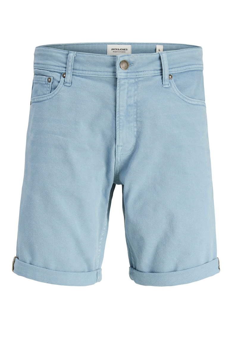Pantaloni scurti din denim barbati Jack Jones - 12274985 - Bumbac - Albastru deschis - Albastru deschis