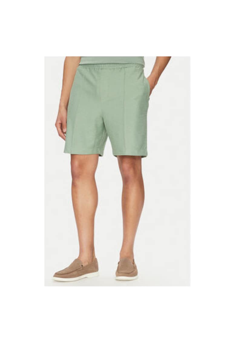 Pantaloni scurti barbati 10019312 30045554 - Bumbac - Verde - Verde