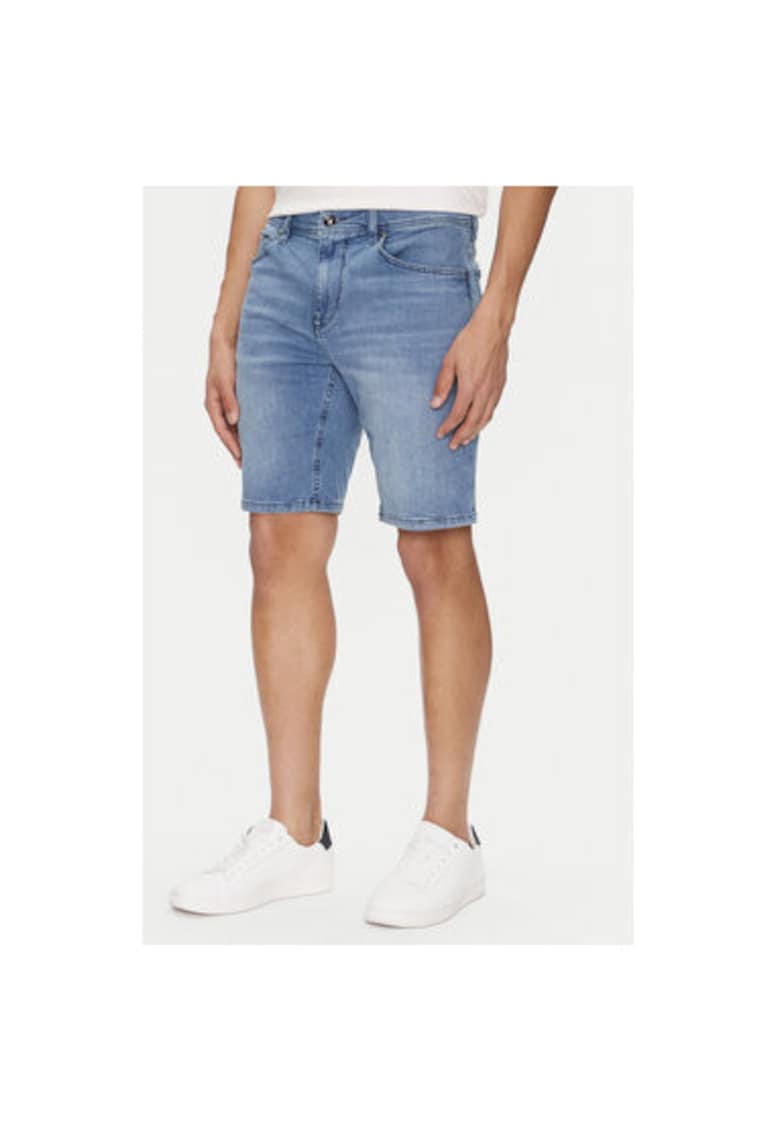 Pantaloni scurti din denim barbati 10018247 30043024 - Bumbac - Albastru Pantaloni scurti din denim barbati 10018247 30043024 - Bumbac - Albastru