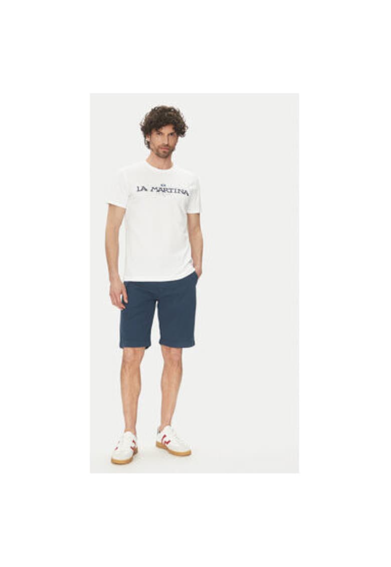 Pantaloni scurti barbati TL147 - Bumbac/In - Bleumarin