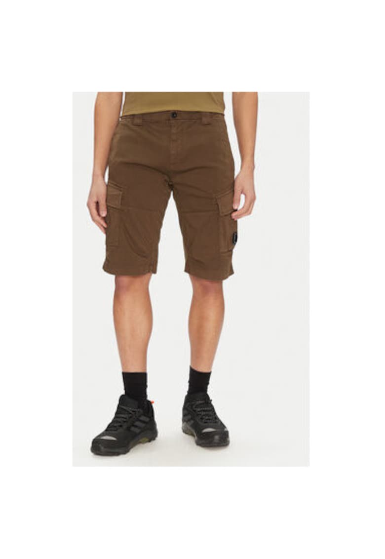Pantaloni scurti barbati C P Company - 18CMBE116A005694G - Bumbac - Verde