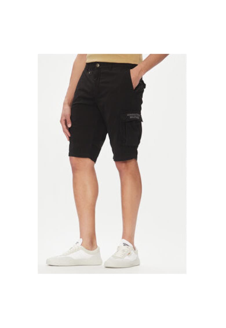 Pantaloni scurti barbati 251BE066CT1122 - Bumbac - Negru