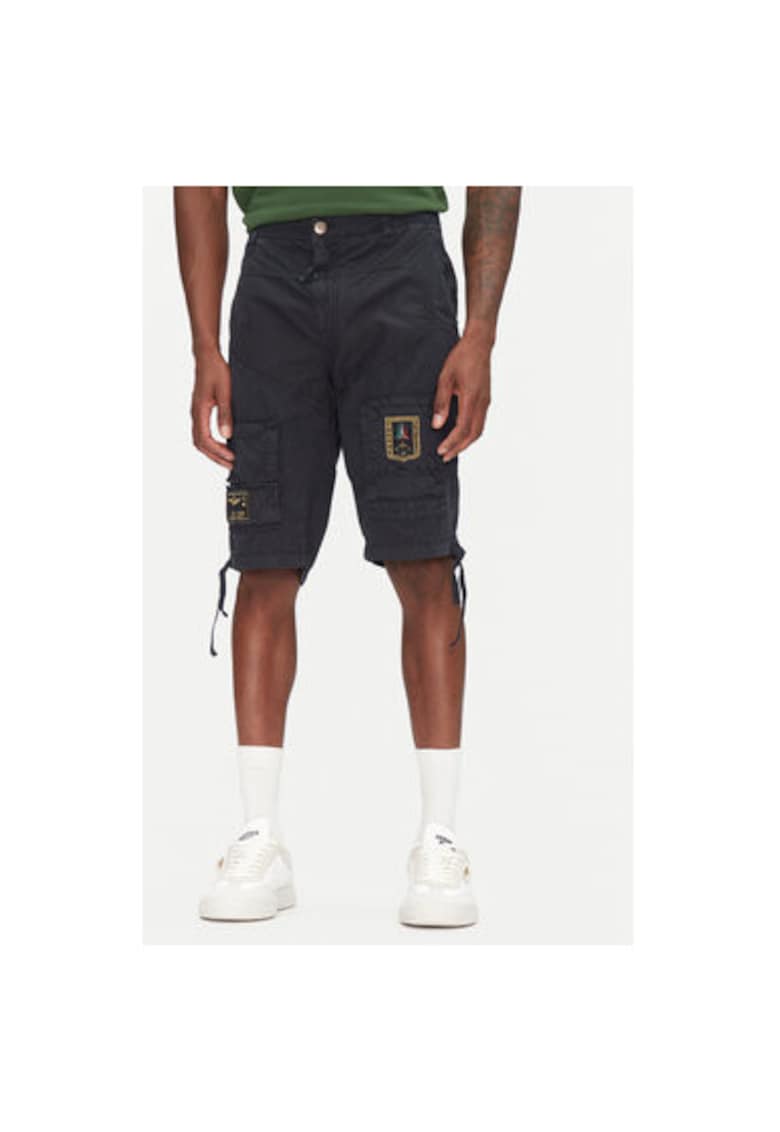 Pantaloni scurti barbati 251BE041CT1122 - Bumbac - Bleumarin