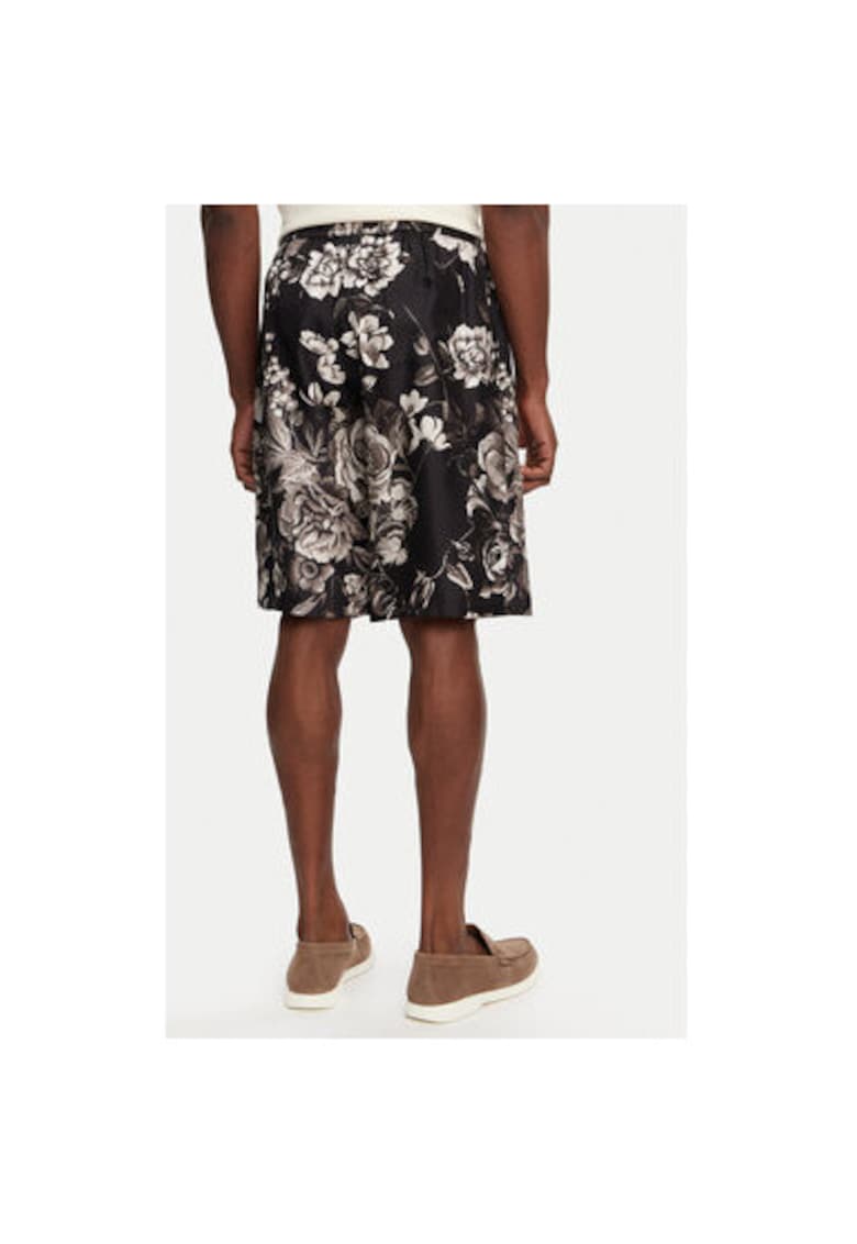 Pantaloni scurti barbati Dolce Gabbana - GV37AT IS1VS - Matase - 50 EU - Negru