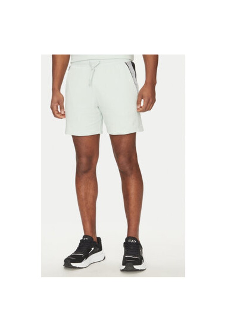 Pantaloni scurti barbati Emporio Armani - 7M000269 AF12451 - Bumbac - Albastru - Albastru