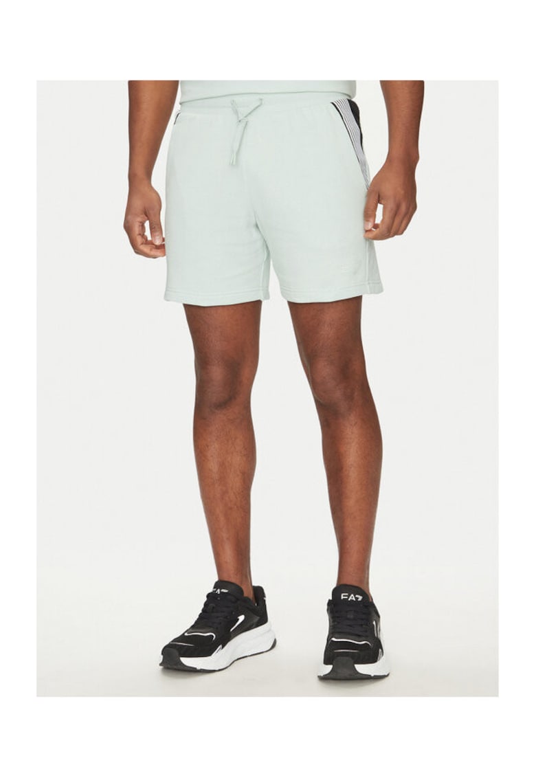 Pantaloni scurti barbati Emporio Armani - 7M000269 AF12451 - Bumbac - Albastru - Albastru