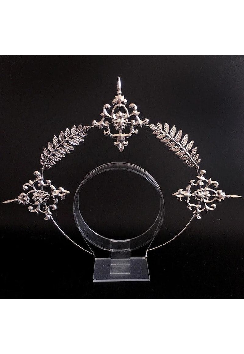 Tiara Halo - handmade - argintie - Elna C1 -