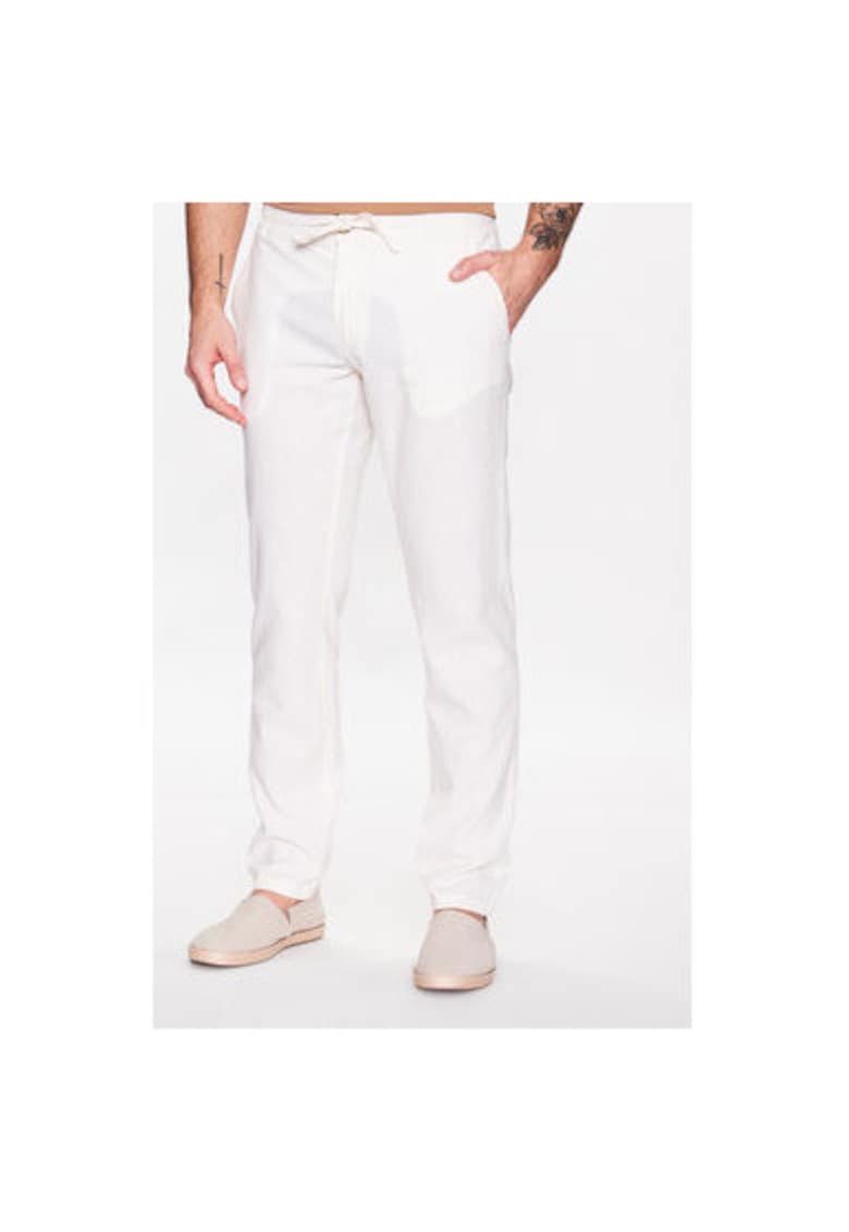 Pantaloni barbati  30-008003 - In/Bumbac - 2XL INTL - Alb
