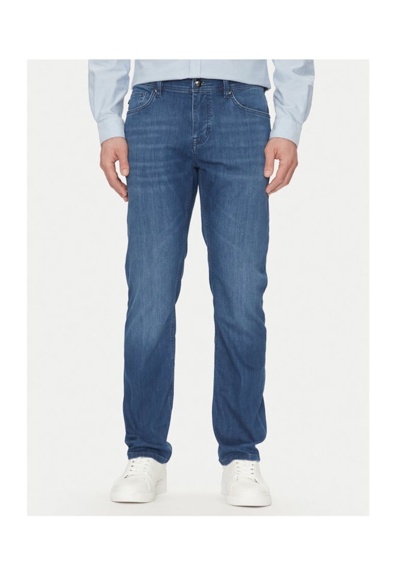 Pantaloni barbati 10015801 30046824 - Bumbac/Lyocell - Albastru - Albastru