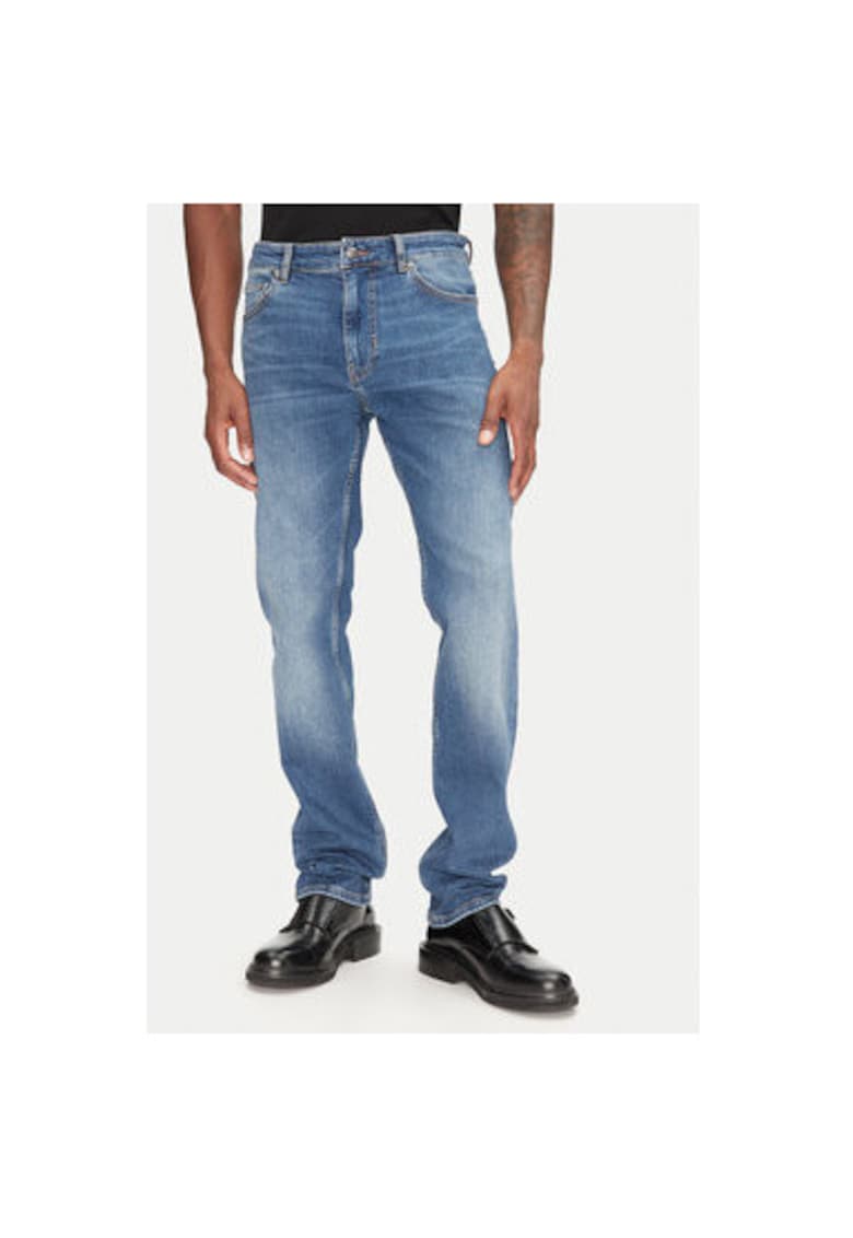 Pantaloni barbati 78OAB5S0 CDWFM - Bumbac - Bleumarin