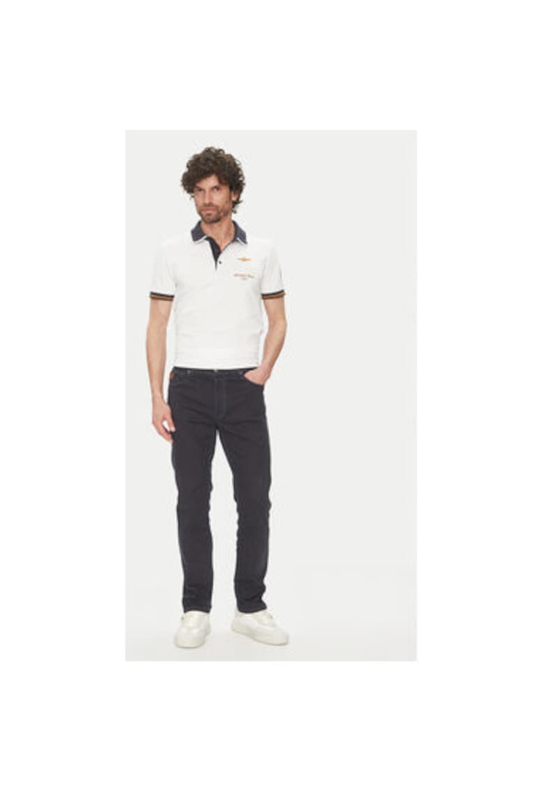 Pantaloni barbati 251PJ205CT3551 - Bumbac/Lyocell - Bleumarin