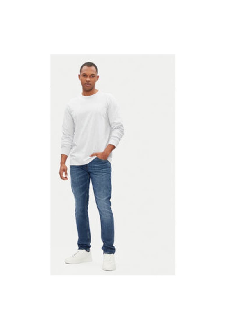 Pantaloni barbati PM207391DU6 - Bumbac/Elastan - Albastru - Albastru