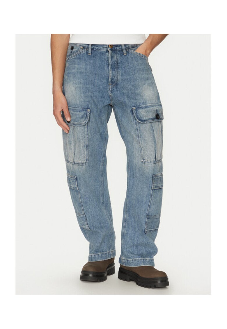 Pantaloni barbati G Star Raw - D26111-D499 - Bumbac - Albastru - Albastru