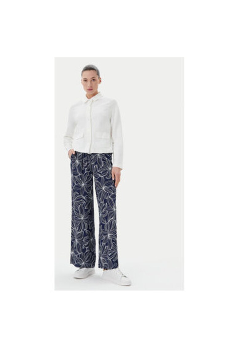 Pantaloni dama 14002153 - Viscoza - Bleumarin - Bleumarin
