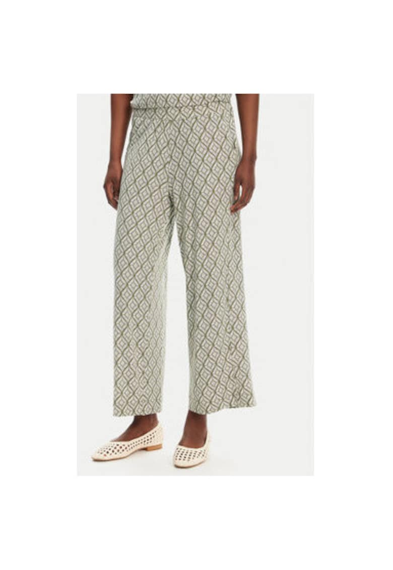 Pantaloni dama 14002433 - Viscoza - Verde