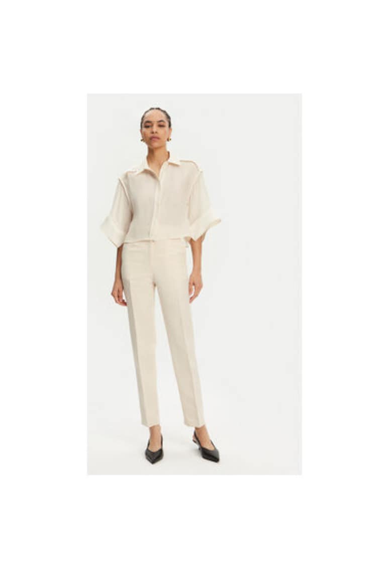 Pantaloni dama 25E251PA1381709 - Viscoza/In - Bej - Bej