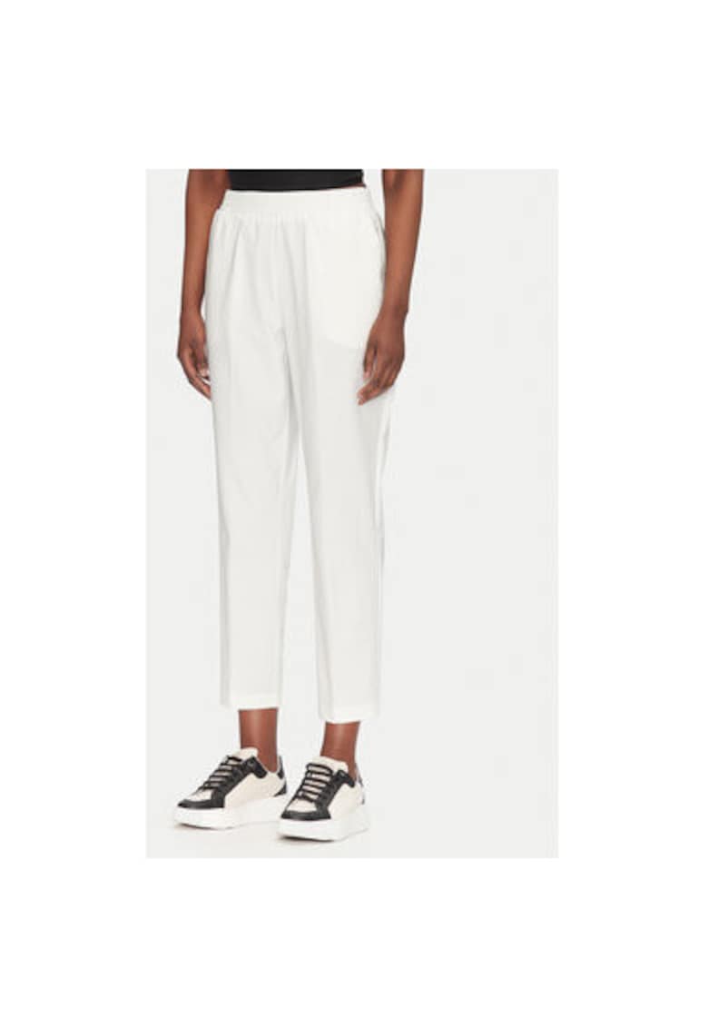 Pantaloni dama 53-5119 - Bumbac/Poliester - Alb - Alb